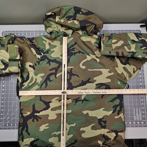Parka Cold Weather M81 Camouflage Large Long USGI Military Rain Coat Jacket Army - Picture 14 of 16